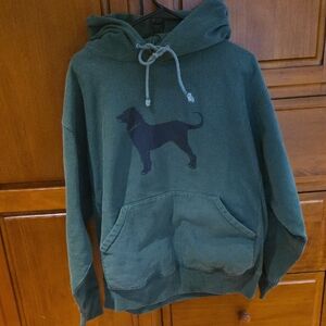 Black Dog Ladies Green Hoodie